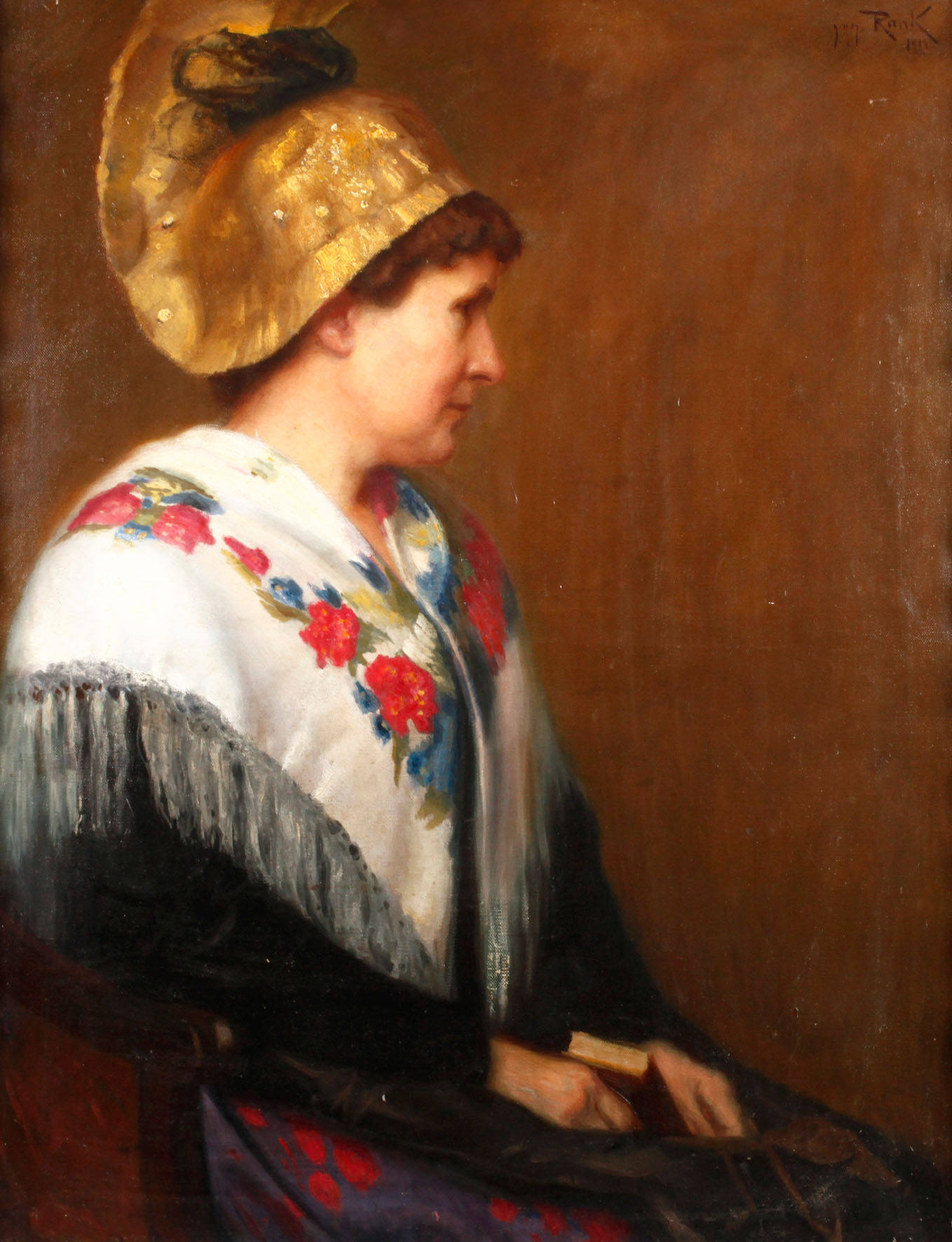 Georg Rank, Frau im Volkstrachtenkostüm