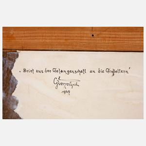 H. G. Roitzsch, Altes Ehepaar bei der Brieflektüre