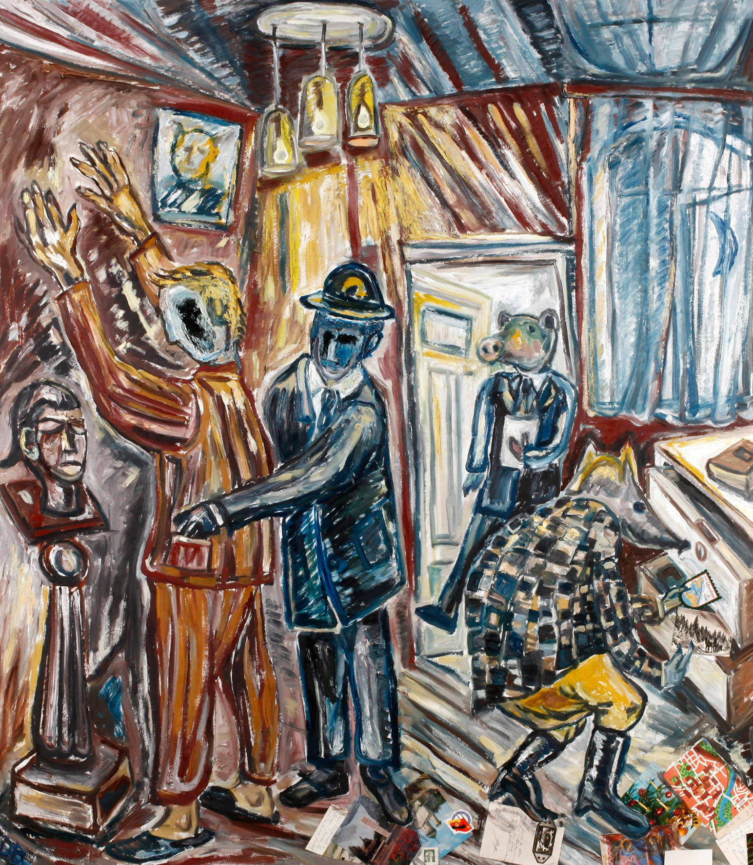 Frank Rub, ”Hausbesuch II Hier läßt ´s sich leben”