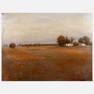 Prof. Karl Maria Schuster, Landschaft bei Dürnkrut