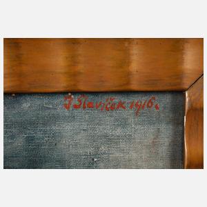 Jan Slavicek, Herbststrauß in Stangenvase