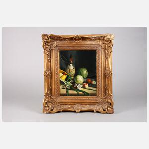 H. Swenne, Stillleben mit Chianti