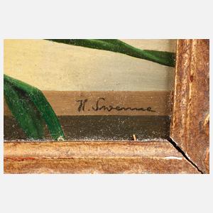 H. Swenne, Stillleben mit Chianti