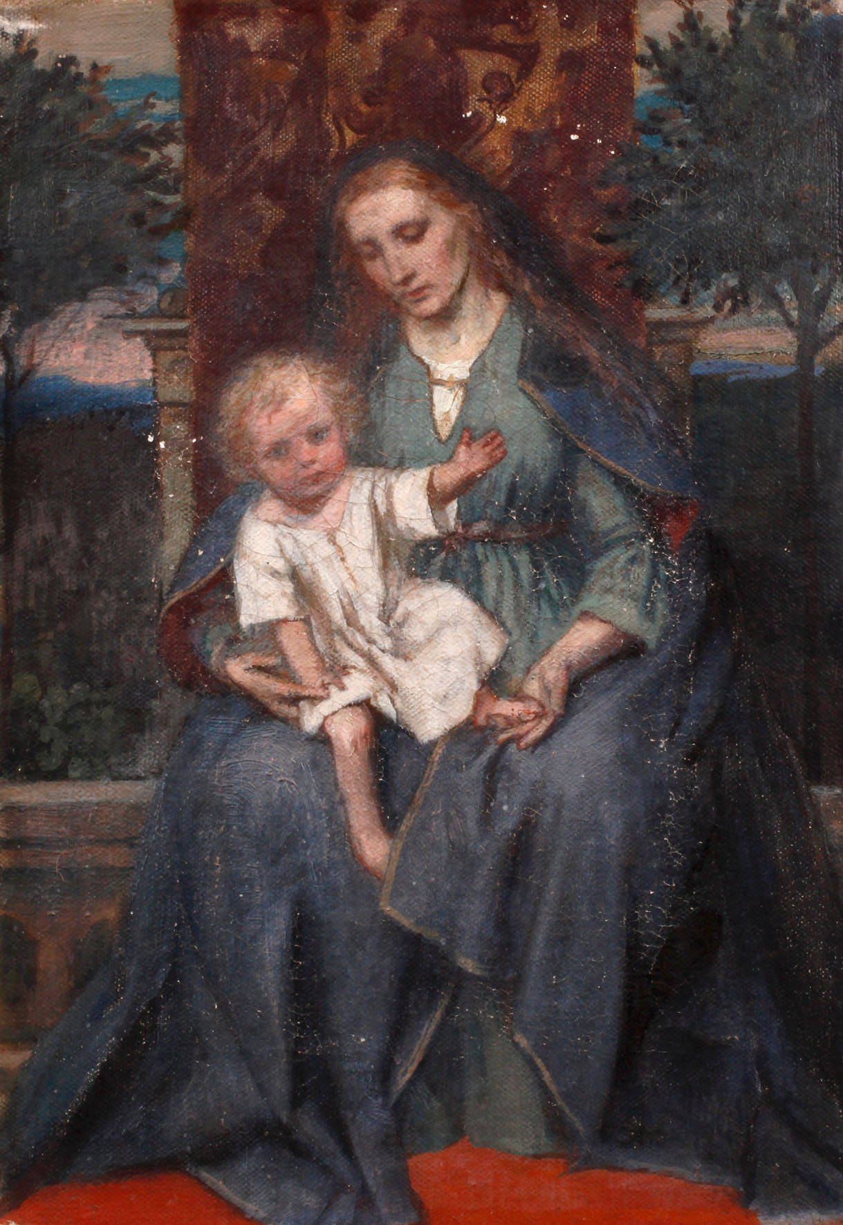 Prof. Teichmann, Maria mit dem Jesuskind