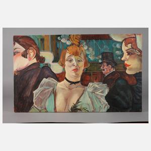 ”La Goulue betritt das Moulin Rouge”