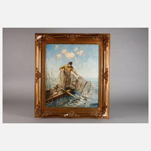 Trautmann, Fischer bei der Arbeit