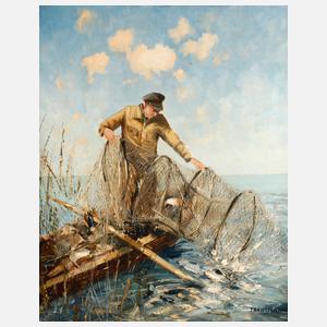 Trautmann, Fischer bei der Arbeit