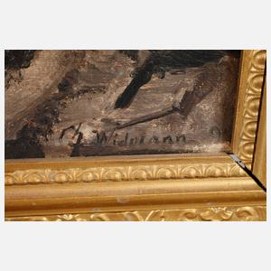 Ch. Widmann, Paar Küstenlandschaften