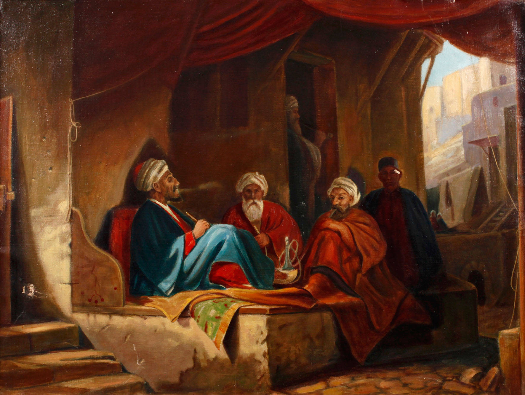 Orientalische Straßenszene