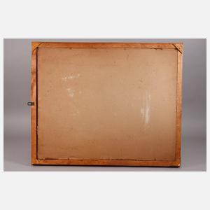 Bildnis eines blonden Knaben in Latzhose