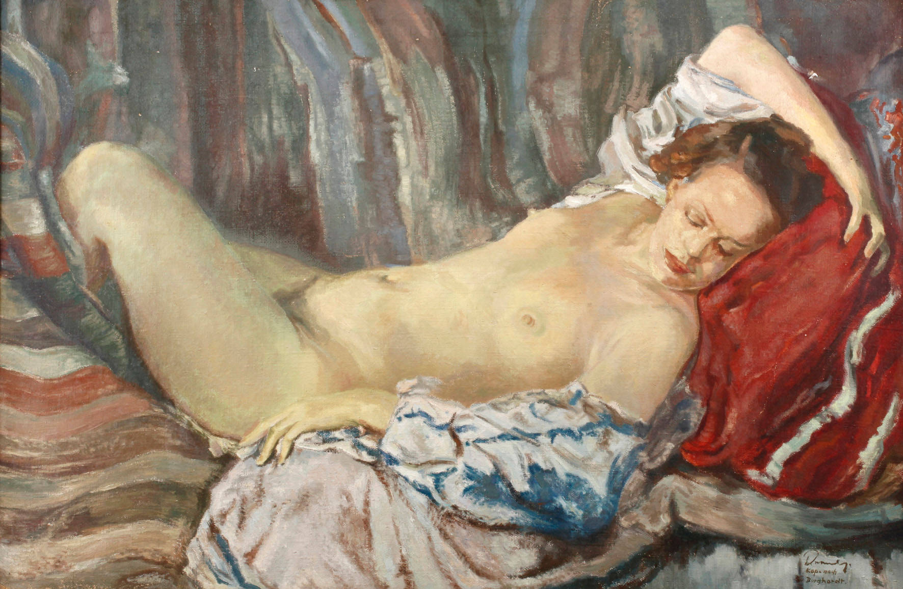 Schlummernder Odaliske