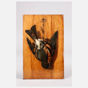 Paar Trompe-l'oeil Vogeldarstellungen