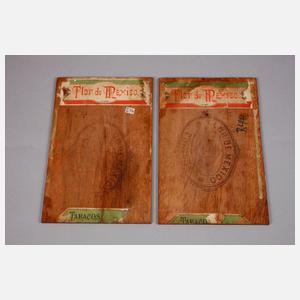 Paar Trompe-l'oeil Vogeldarstellungen