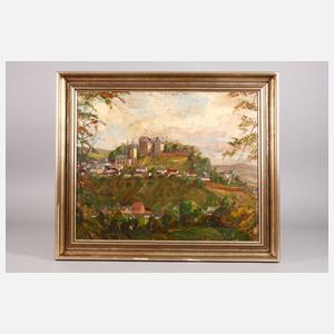 Stadtansicht mit Burg