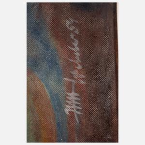 Männer beim Wässern eines Bootes