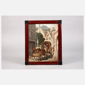 Drei Rahmen im Biedermeierstil