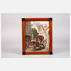 Drei Rahmen im Biedermeierstil