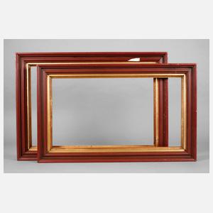 Zwei Leistenrahmen um 1880