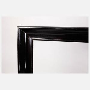 Zwei schwarze Lackleisten um 1910