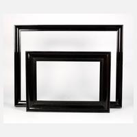 Zwei schwarze Lackleisten um 1910111