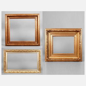 Goldstuckrahmen um 1880