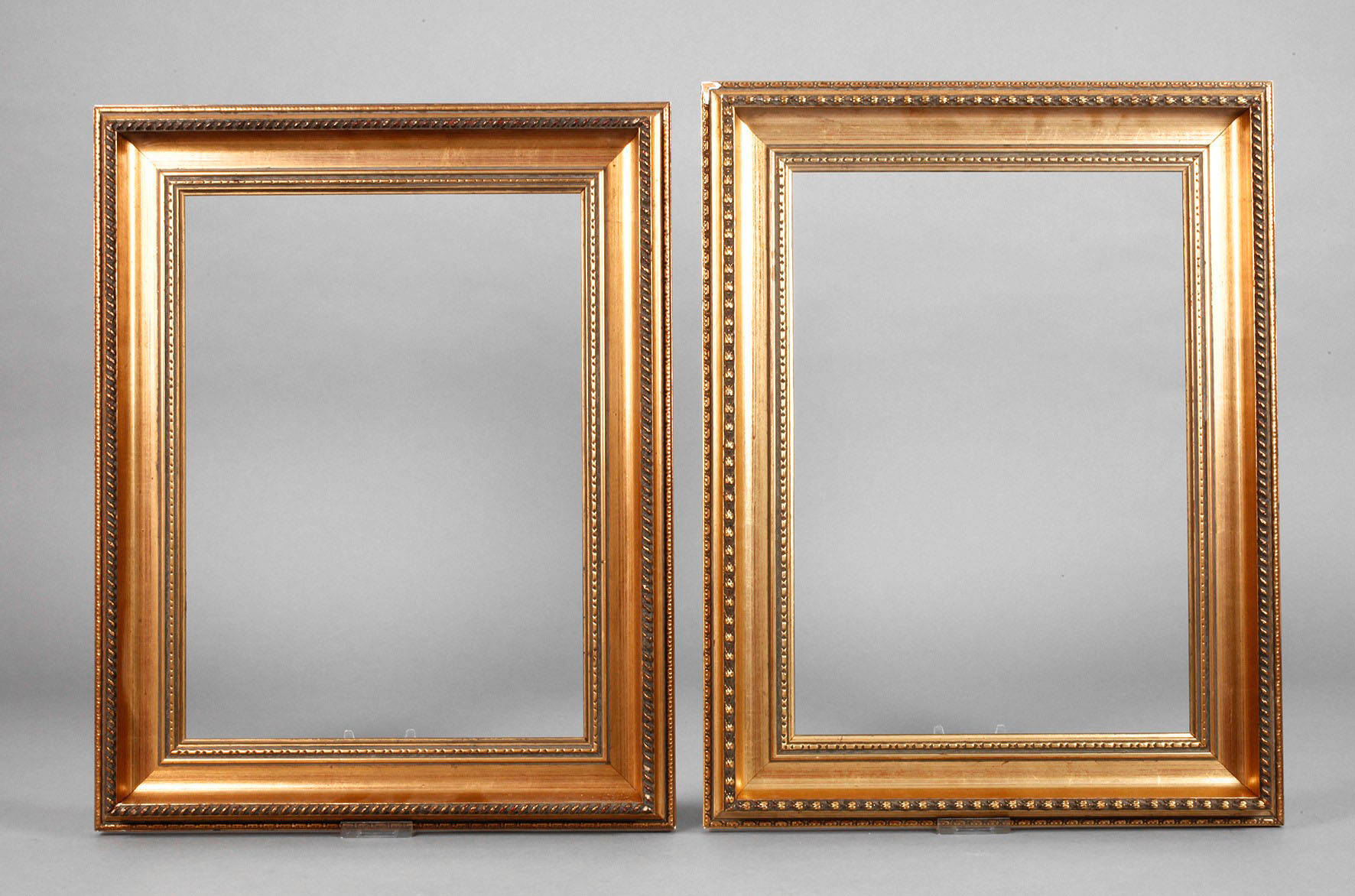 Paar Goldleisten 2. Hälfte 20. Jh.