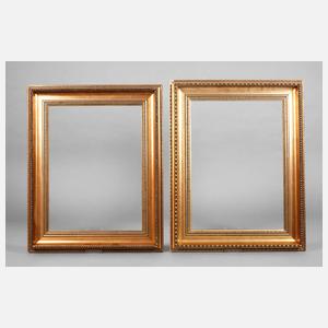 Paar Goldleisten 2. Hälfte 20. Jh.