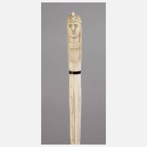 Paar Wedel Elfenbein