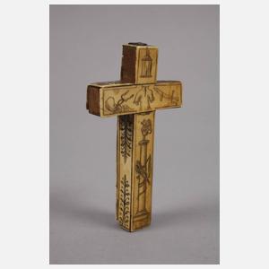 Reliquienkreuz Elfenbein