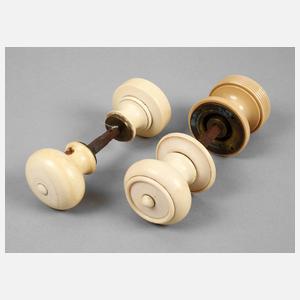Paar Türknäufe Biedermeier
