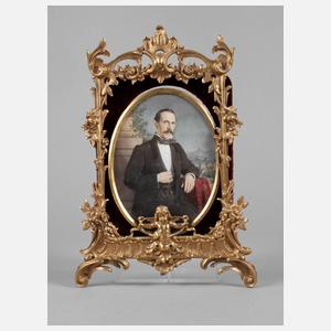 Tischbilderrahmen mit Miniatur