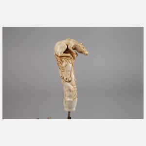 Spazierstockgriff Bein