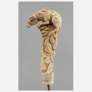 Spazierstockgriff Bein