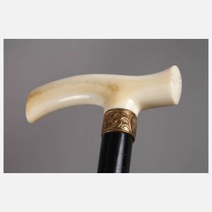 Spazierstock Elfenbein