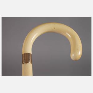 Stockgriff Elfenbein