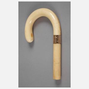 Stockgriff Elfenbein