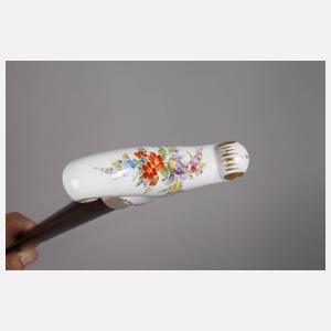 Spazierstock Porzellan