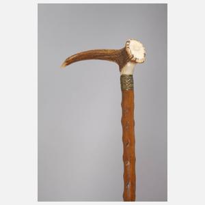 Drei jagdliche Spazierstöcke