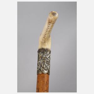 Drei jagdliche Spazierstöcke