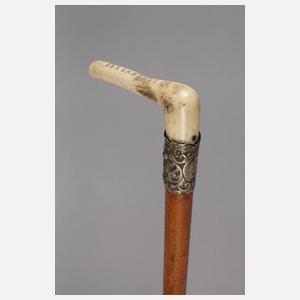 Drei jagdliche Spazierstöcke