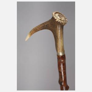 Drei jagdliche Spazierstöcke