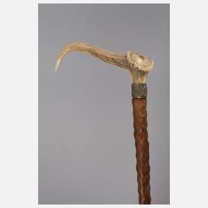 Drei jagdliche Spazierstöcke