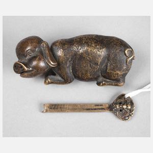 Figürliches Vorhängeschloss