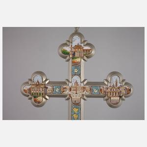 Kruzifix Mikromosaik