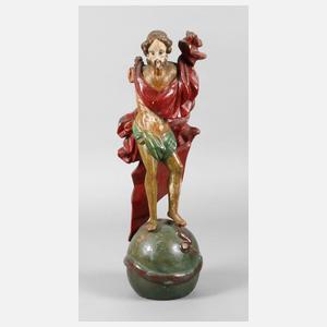 Geschnitzte Heiligenfigur