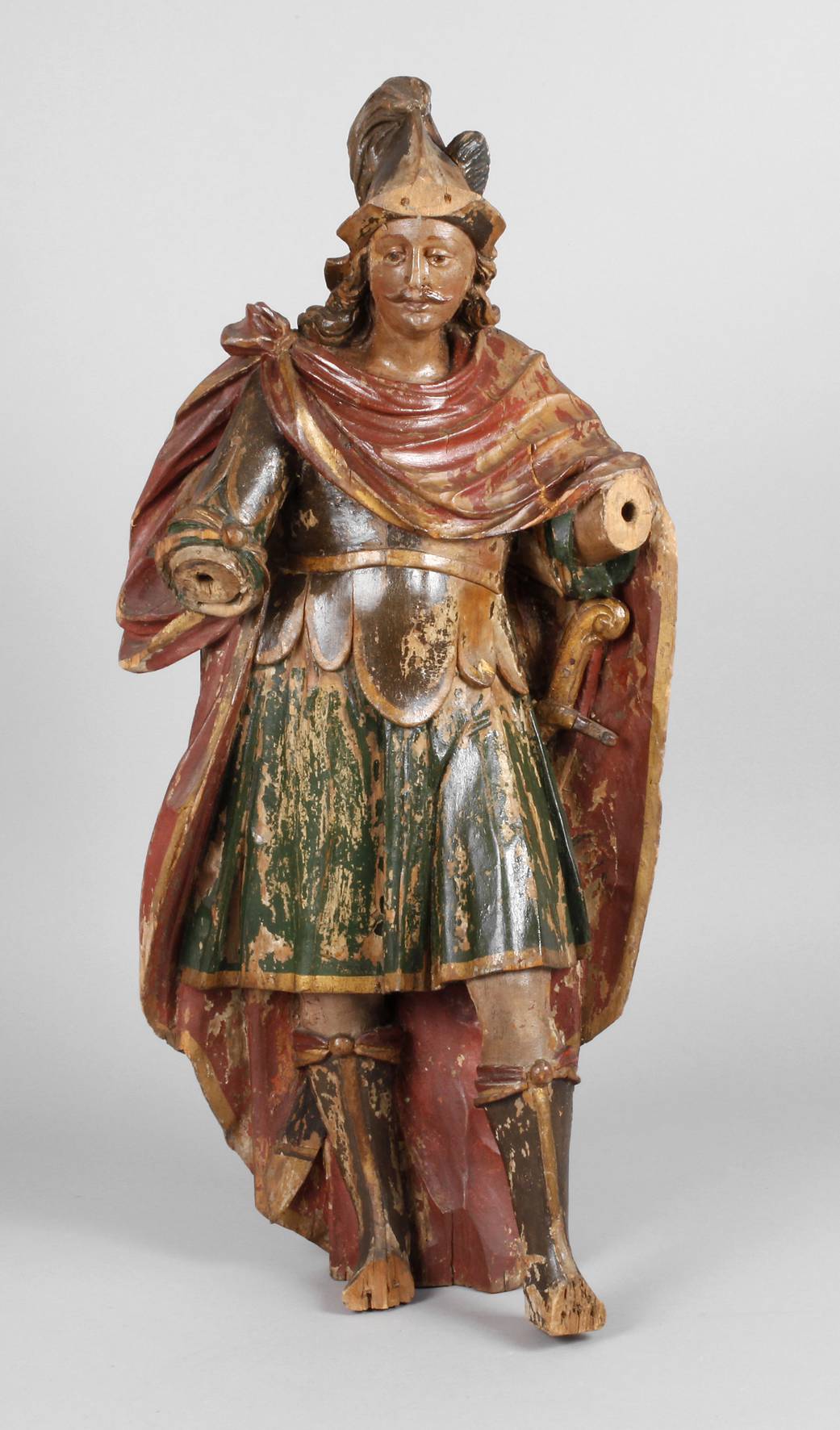 Geschnitzte Heiligenfigur