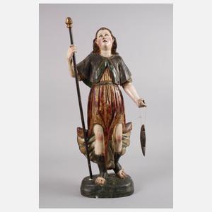 Geschnitzte Heiligenfigur