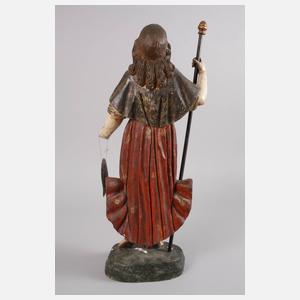 Geschnitzte Heiligenfigur