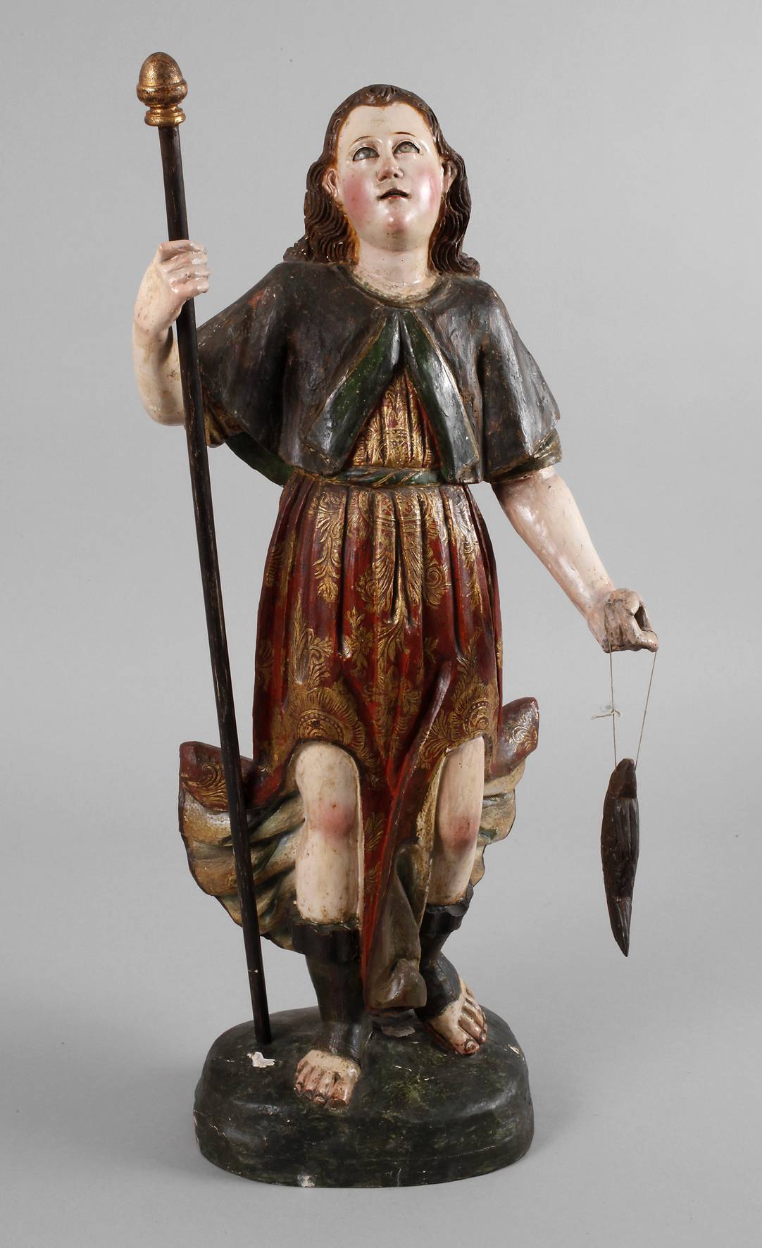 Geschnitzte Heiligenfigur