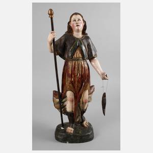 Geschnitzte Heiligenfigur